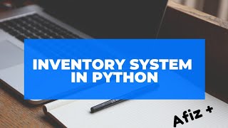 Simple Inventory System Project in Python