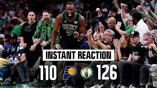 INSTANT REACTION: Jaylen Brown was on fire in Game 2 vs. Pacers, Celtics take 2-0 series lead