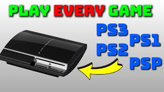 Ultimate PlayStation 3 setup - Play every PS3 PS2 PS1 \u0026 PSP Game