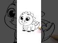 Cute Dragon Drawing in 60 Seconds #cute #dragon #drawing