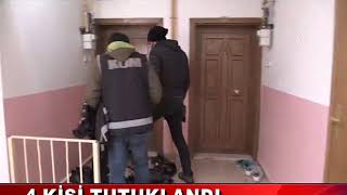 FETÖ'nün hücre evinde yakalanan 4 kişi tutuklandı (22.01.2019)