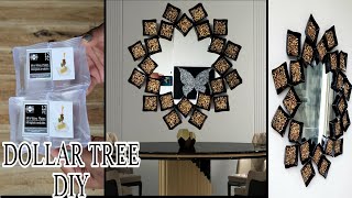 Affordable luxury mirror decor | DIY DOLLAR TREE | Craft Angel