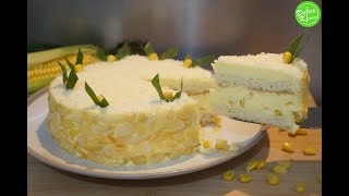 Homemade Corn Mousse Cake Recipe - Cách làm Bánh Kem Bắp thơm ngon, đẹp mắt, đơn giản tại nhà