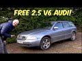 How I Managed To Get a FREE AUDI!  and Is It Any Good?   (Audi A4 B5)