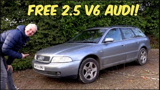 How I Managed To Get a FREE AUDI!  and Is It Any Good?   (Audi A4 B5)