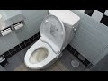 ツルハドラッグ 五所川原店　男性トイレ（青森県・五所川原市）　wc japanese toilet　flush