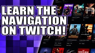How To Get Started On Twitch (navigation)