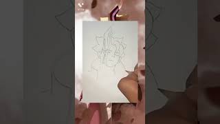 Drawing Borushiki (Boruto)|Naruto Character|#short #youtubeshorts #drawing #NJDrawing