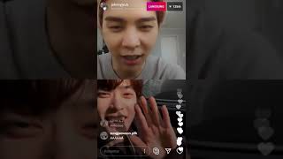 NCT Jhonny With Taehyun Instagram Live  20201028