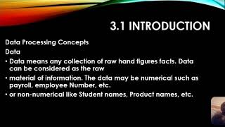 Lesson 3: Data Processing and Networking