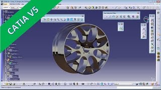 Simple Rim / einfache Felge - Catia v5 Training