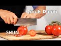 The Shun Classic 6.5 Inch Nakiri Knife - Quick Demo