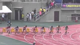 2015年北海道選手権 男子100m 予選14組