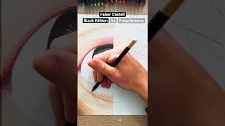 Realistic eye drawing - Faber Castell Black Edition vs Polychromos #drawing #fabercastell #dessin