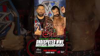 Who will leave #WWECastle with the Undisputed WWE Universal Title: Roman Reigns or Drew McIntyre