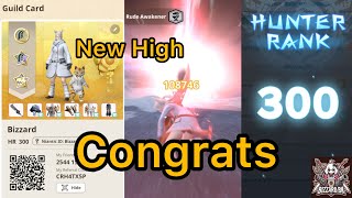 [MHN] Congrats to me HR300 Club \u0026 New HigH over 100k, Monster hunter now