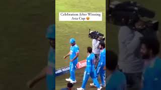 Asia Cup winning celebration 🎉🇮🇳 #india #viratkohli  #rohitsharma
