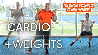 30 min Seniors & Beginners Cardio & Strength Workout
