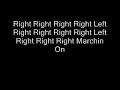 one republic marchin on lyrics