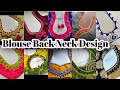 Trendy Blouse  Desigs | Elegant  blouse back neck design| Blouse back neck images