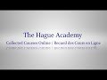 The Hague Academy Collected Courses Online