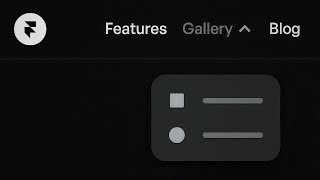 Framer Tutorial: Navigation Bars With Dropdown Menus