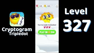 Cryptogram Tripledot Level 327 Answer | SolutionGuruji