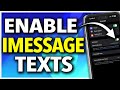 How to Enable iMessage on iPhone