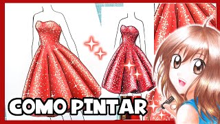 COMO PINTAR ROUPA COM BRILHO - LÁPIS DE COR