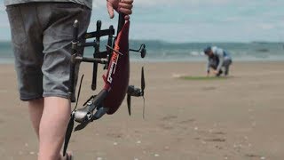 專門釣魚的無人機，遙控範圍長達1500米，沒電了還會自動返航