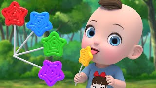 Sweet Color Star Candy 맛있는 컬러 사탕 노래! Learn Colors & Sing A Song!  영어유치원 어린이 동요 Nursery Rhymes Songs