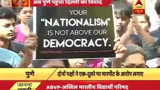 DU controversy reaches Pune University: ABVP, SFI fight on poster pasting; 9 students deta