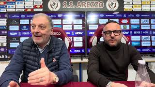 🎙️| Conferenza post Arezzo-Pontedera del Presidente Guglielmo Manzo e del Direttore Nello Cutolo