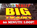 Lots of REALLY BIG TRAINS Song 60 Minute Loop by James Coffey 🚄🔁