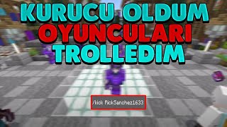 KURUCU OLUP OYUNCULARI TROLLEDİM   MineCraft CubeMCPE Factions