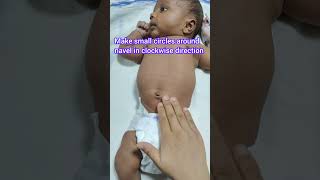 Magic Massage step by step for colic and constipation! #newborn