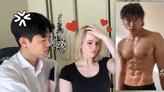 When A Couple Reacts To Glow Up TikToks  *He Got OFFENDED hahaha*