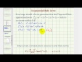 Trapezoid Rule - Determine n for a Given Accuracy