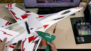 Hướng dẫn ráp máy bay Su-27 EPO 4 kênh. #RC #rcplane #Aircraft #Jet #Mohinh