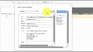 Student Email Progress Reports Using Google Sheets and FormMule
