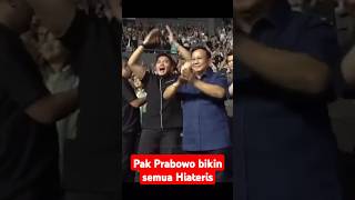 Prabowo bikin semua penonton Histeris