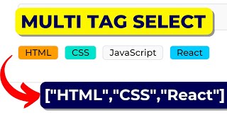 Tag Selection in React JS - Tags Tutorial in React