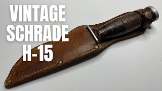 Vintage Schrade Wilson H15 Sheath \