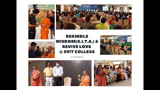 Rekindle wisdom(G.I.T.A.) \u0026 Revive love at SVIT College, Hyderabad_Radheshyam Das