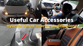 Budget Friendly Useful Car Accessories | Best Price | Hyundai Xcent Interior Modifications.