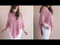 Crochet Ava Fringed Poncho