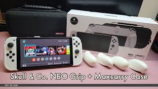 Skull \u0026 Co. NeoGrip + Maxcarry Case for OLED Switch