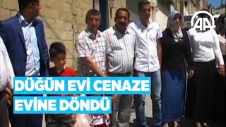 Düğün evi cenaze evine döndü