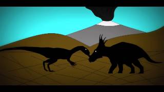 Triassic WarZ: the Ultimate Smackdown: episode 7: Afrovenator vs Styracosaurus