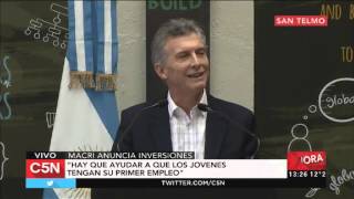 C5N – Política: Macri anuncia inversiones